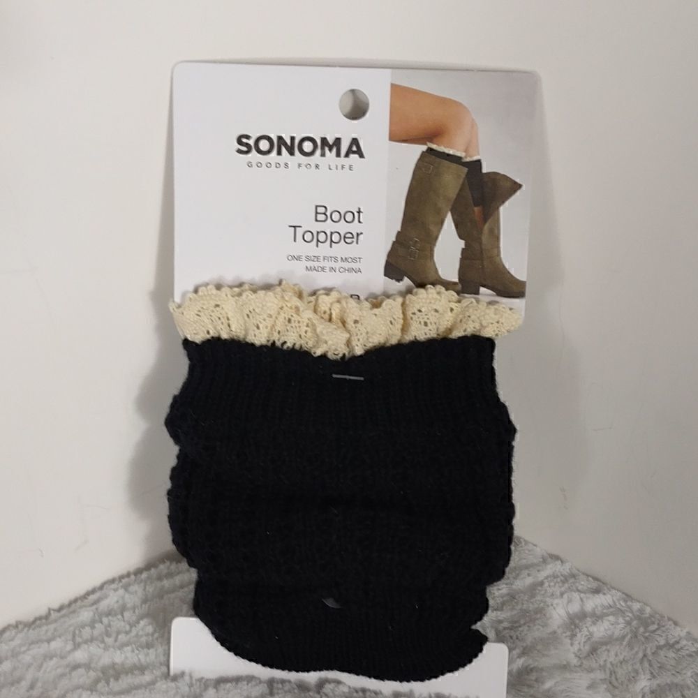 Sonoma Knit & Lace Boot Topper